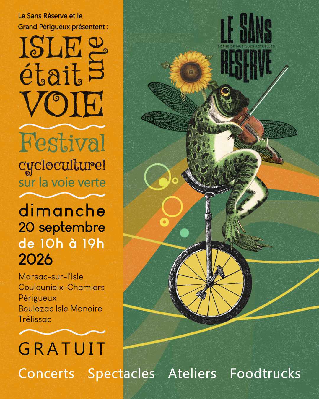 affiche couleur Isle était une voie